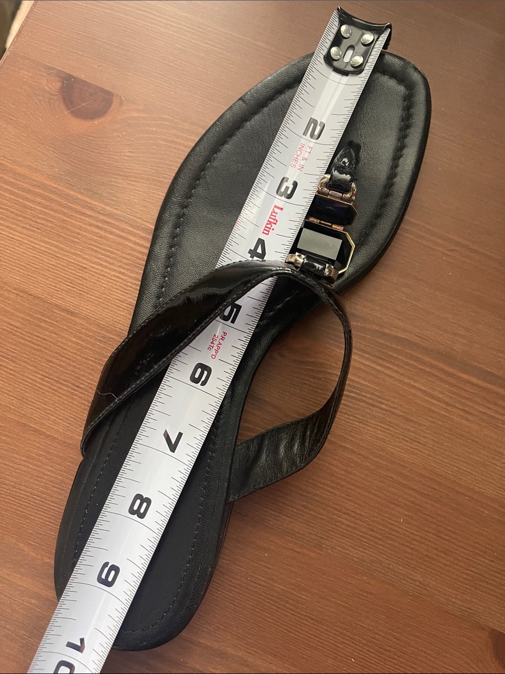 🛍️Prada Patent Jewel Thong Slides 37.5 - Picture 14 of 14